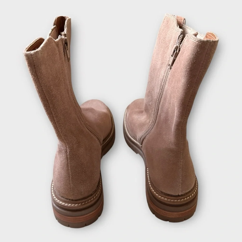 Seychelles “Cover Me Up” Chelsea Boot (Taupe Suede) – Size 7 NWOB